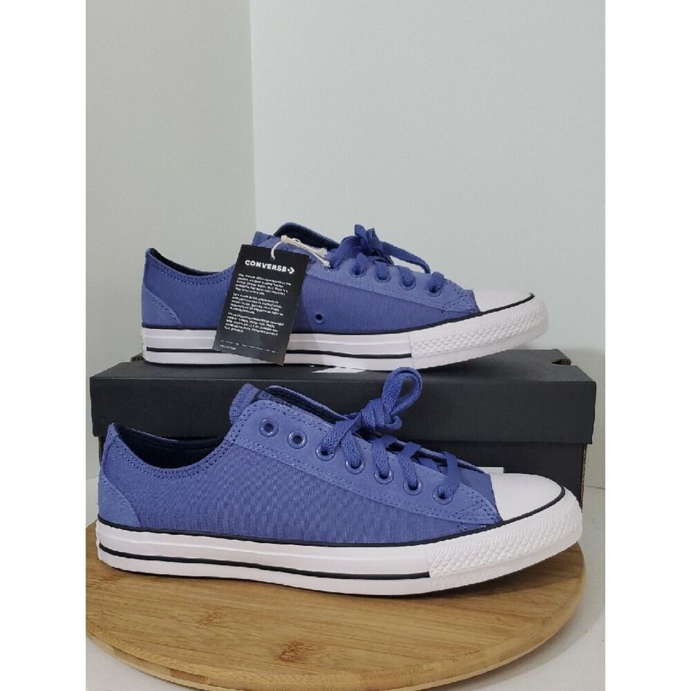 Converse CTAS Men's Suede Canvas Low Top Sneakers Indigo Size 10 NIB